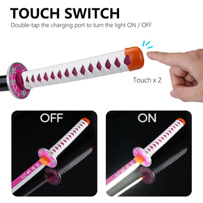 41 Inches Plastic Sword Kanao Kanawo with Belt and Holder Stand