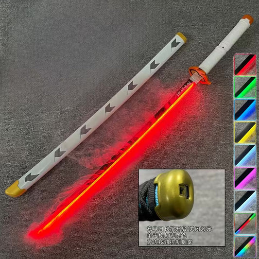 Anime Blades Glowing And Mist Kanata