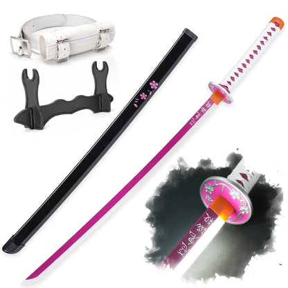 41 Inches Plastic Sword Kanao Kanawo with Belt and Holder Stand